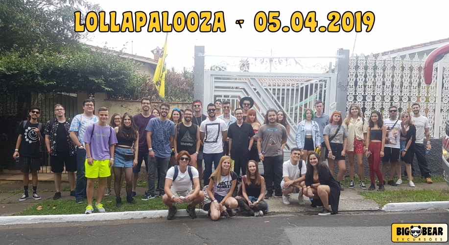 LOLLAPALOOZA - 05, 06 e 07/04/2019