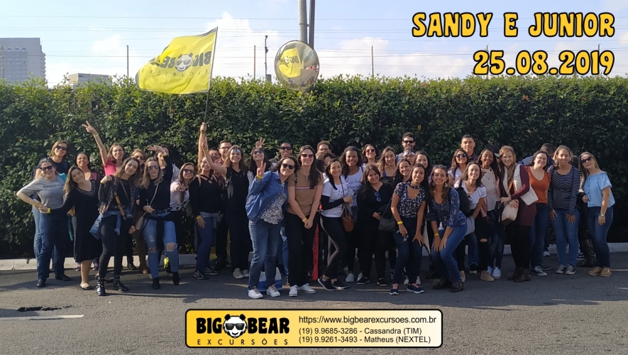 SANDY E JUNIOR - 24 e 25/08, 12 e 13/10/2019
