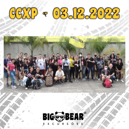 CCXP - Comic Con - 01, 02, 03 e 04/12/2022
